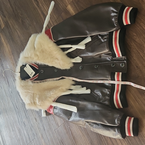 NWT Coach Dream Catcher Varsity Jacket In Dark Brown - Picture 16 of 16